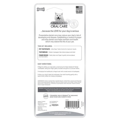 Nylabone Advanced Oral Care Dog Dental Kit - The Pet Source