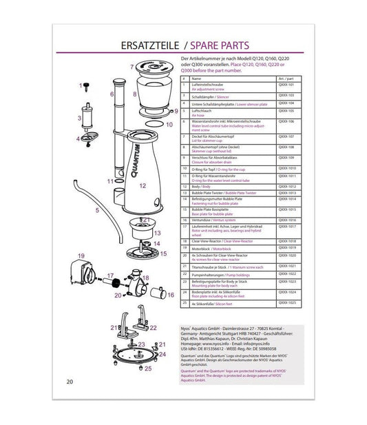 NYOS Venturi System for SQ120 - Q120-1016