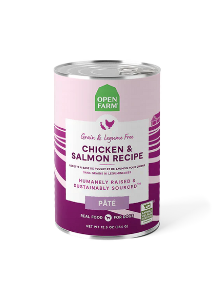 Open Farm Chicken & Salmon Pâté Wet Dog Food - 12.5oz