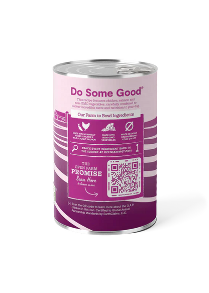 Open Farm Chicken & Salmon Pâté Wet Dog Food - 12.5oz