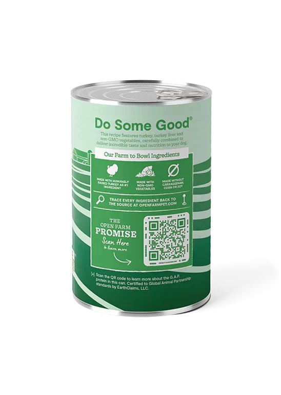 Open Farm Homestead Turkey Pâté Wet Dog Food - 12.5oz