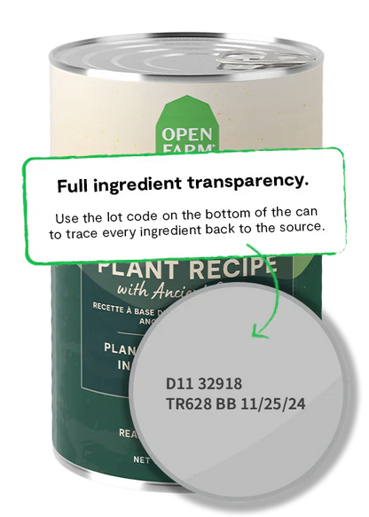 Open Farm Kind Earth Plant Pâté with Ancient Grains Wet Dog Food - 12.5oz