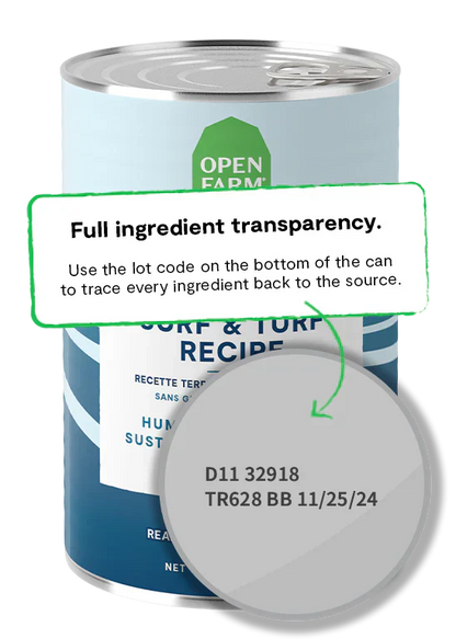 Open Farm Surf & Turf Pâté Wet Dog Food - 12.5oz