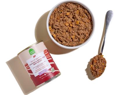 Open Farm Chicken & Grass Fed Beef Pâté Wet Dog Food - 12.5oz