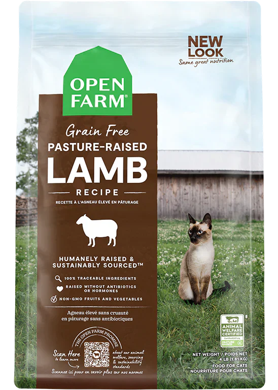 Open Farm Homestead Pasture Raised Lamb Dry Cat Food - 2lb