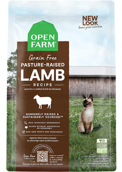 Open Farm Homestead Pasture Raised Lamb Dry Cat Food - 4lb