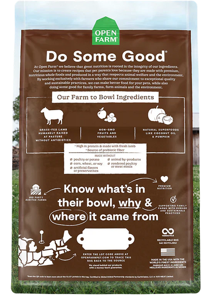 Open Farm Homestead Pasture Raised Lamb Dry Cat Food - 2lb