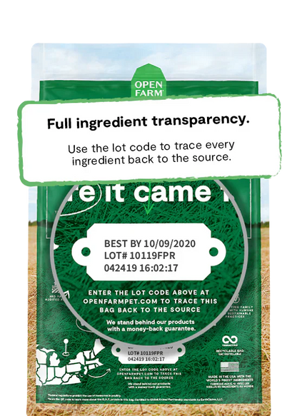 Open Farm Homestead Turkey & Ancient Grains Dry Dog Food - 4lb