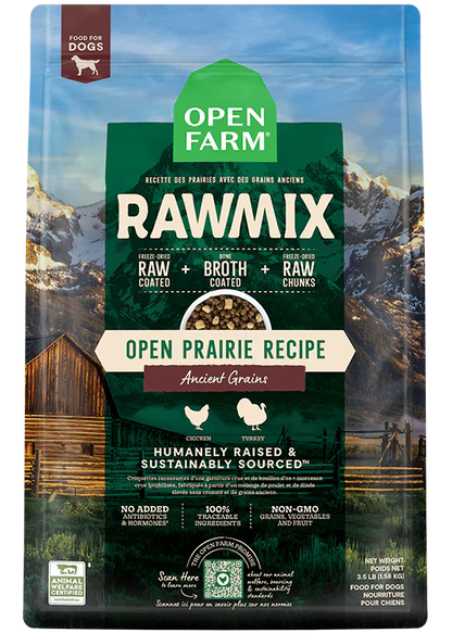 Open Farm Open Prairie Ancient Grains RawMix Dry Dog Food - 3.5lb