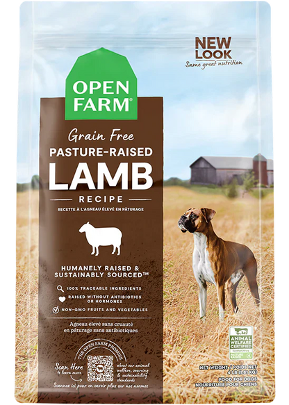 Open Farm Pasture Raised Lamb Grain Free Dry Dog Food - 4lb