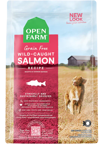 Open Farm Wild Caught Salmon Grain Free Dry Dog Food - 4lb