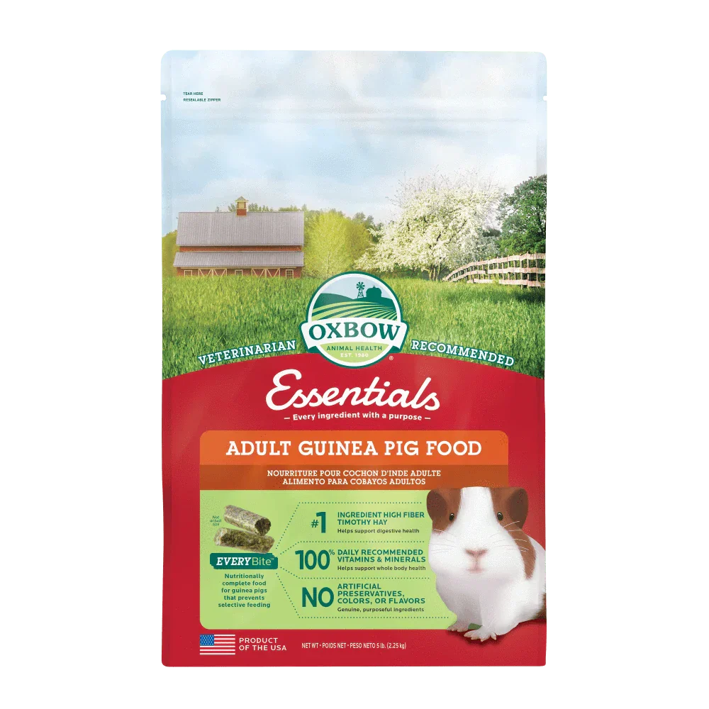 Oxbow Essentials Adult Guinea Pig Food - 5lb - The Pet Source