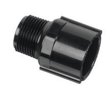 PVC Male Adapter SxT - 1/2 Inch Black