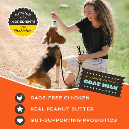 Primal Freeze Dried Raw Dog Treats You're My Butter Half Chicken, Peanut Butter & Goat Milk - 2oz