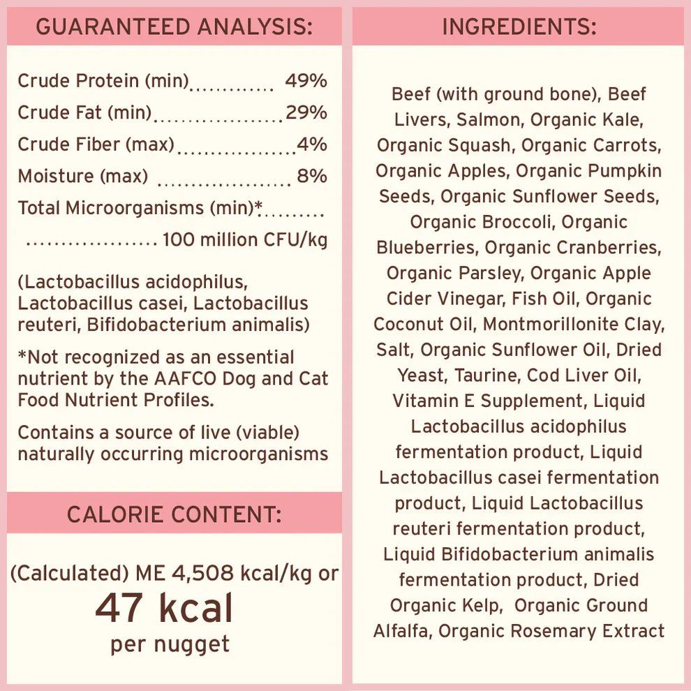 Primal Freeze Dried Raw Nuggets Cat Food Beef & Salmon Recipe - 14oz