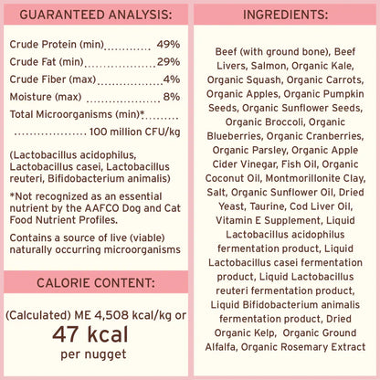 Primal Freeze Dried Raw Nuggets Cat Food Beef & Salmon Recipe - 14oz