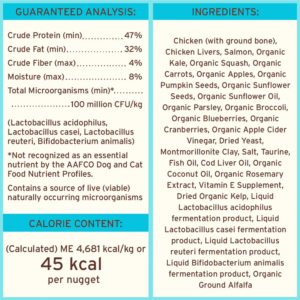 Primal Freeze Dried Raw Nuggets Cat Food Chicken & Salmon Recipe - 14oz