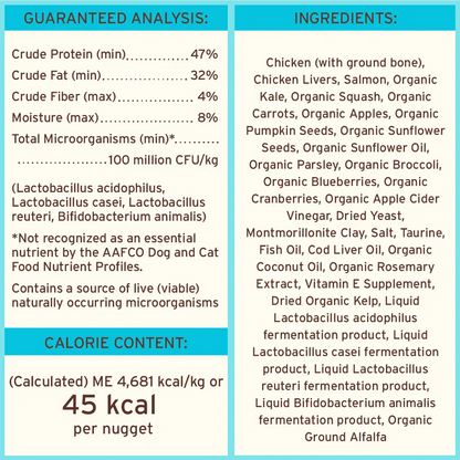 Primal Freeze Dried Raw Nuggets Cat Food Chicken & Salmon Recipe - 5.5oz