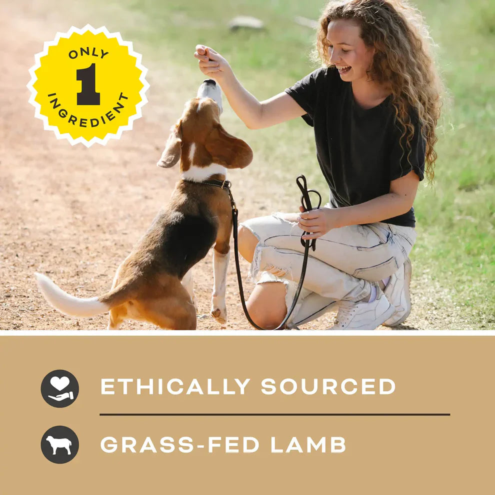 Primal Let’s All Get a Lung Dehydrated Dog Treats Lamb Recipe - 1.5oz