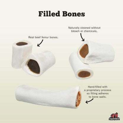 Redbarn Filled Bone Peanut Butter Dog Treat - Small - 1pc