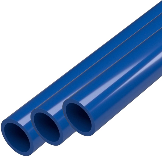 47 Inch PVC Pipe Schedule 40 - 1/2 Inch Blue