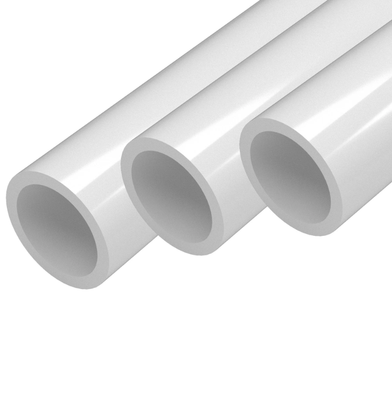 24 Inch PVC Pipe Schedule 40 - 3/4 Inch White