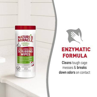 Small Animal Cage Scrubbing Wipes - 30ct - The Pet Source