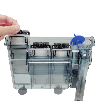 Lifegard Aquatics HOF-30 Slim Design Hang on Filter for aquariums up to 30 gallons