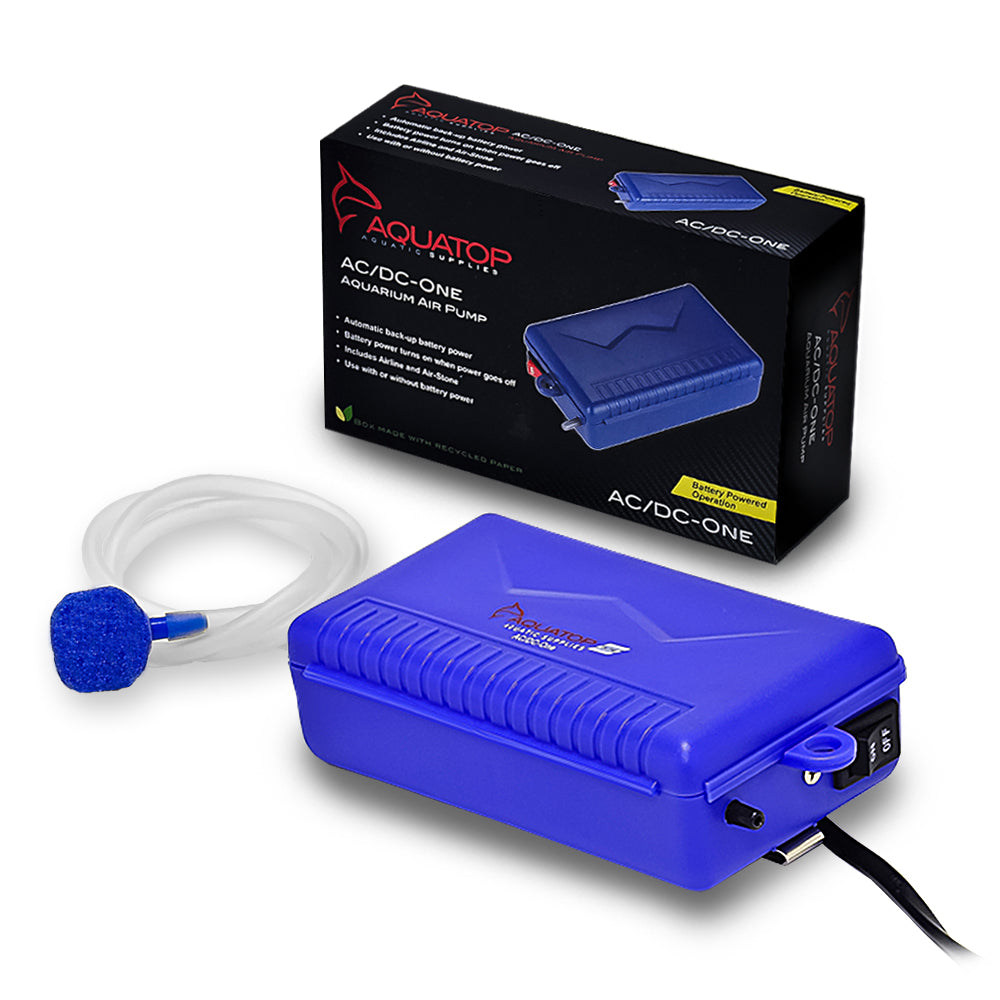 Aquatop Battery Powered Air Pump w- AC Power Failure Sensor