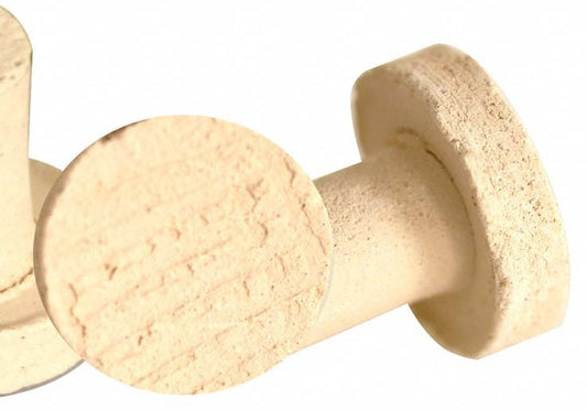 Aquarium Depot Small Fired Ceramic Circular Frag Plugs - 50 Pieces