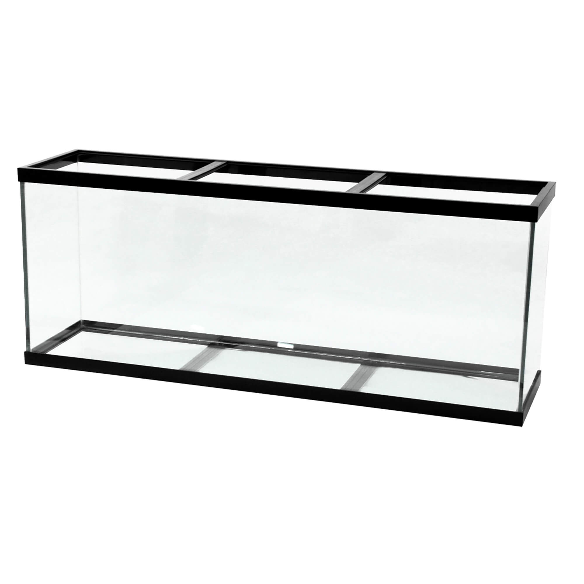 Aqueon Standard Rectangular Aquarium Black Trim 150 Gal