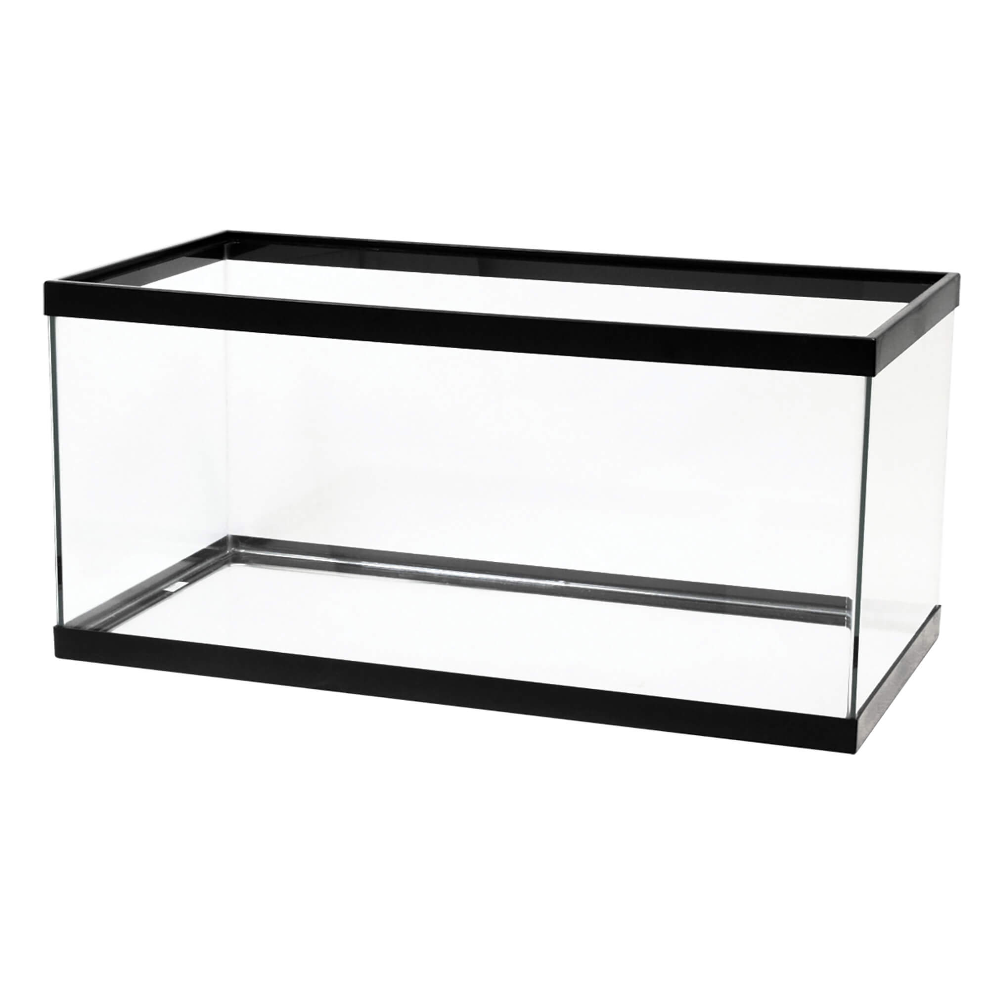 Aqueon Standard Rectangular Aquarium Black Trim 40 Gal Breeder