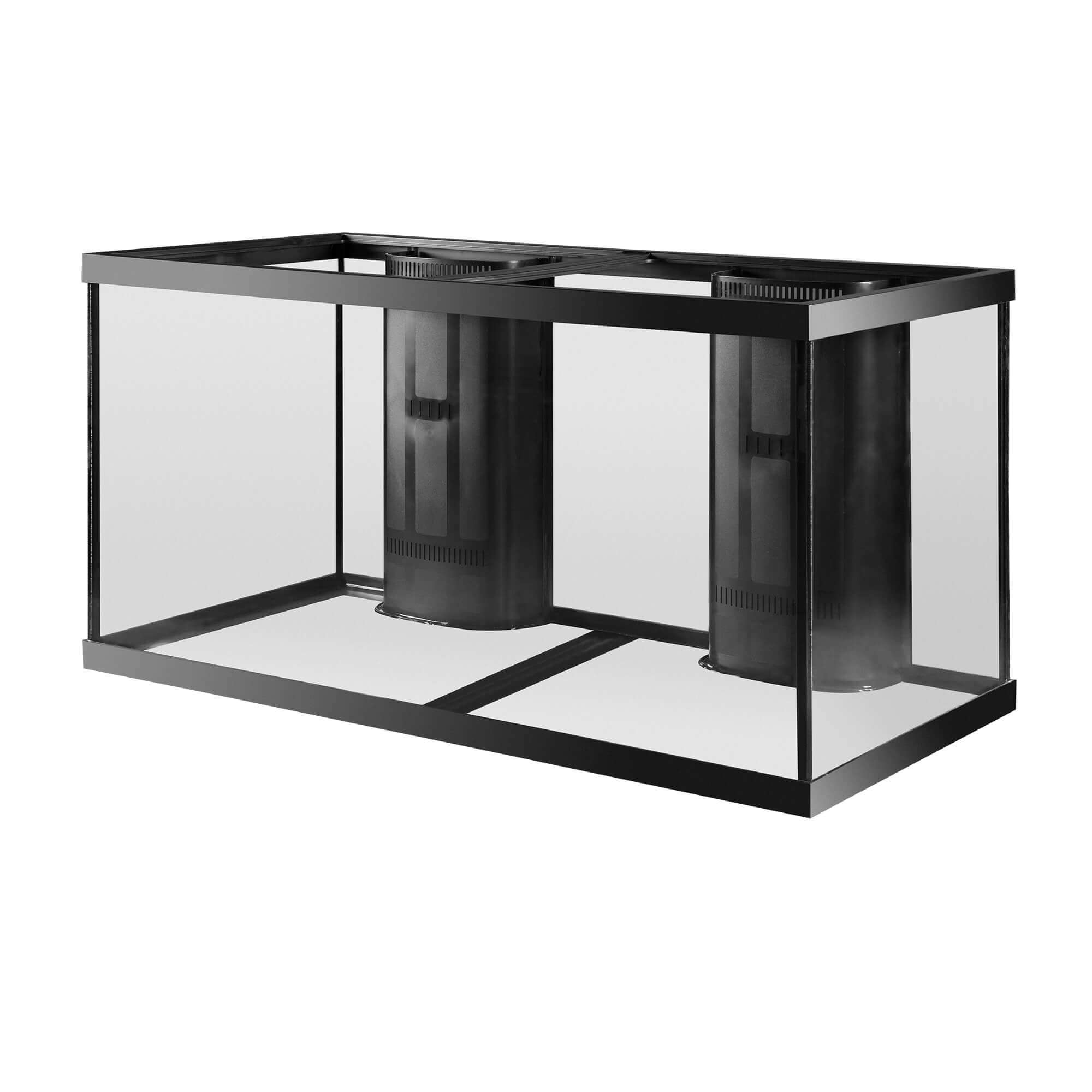 Aqueon Reef Ready Aquarium with Overflow Black 120 gal