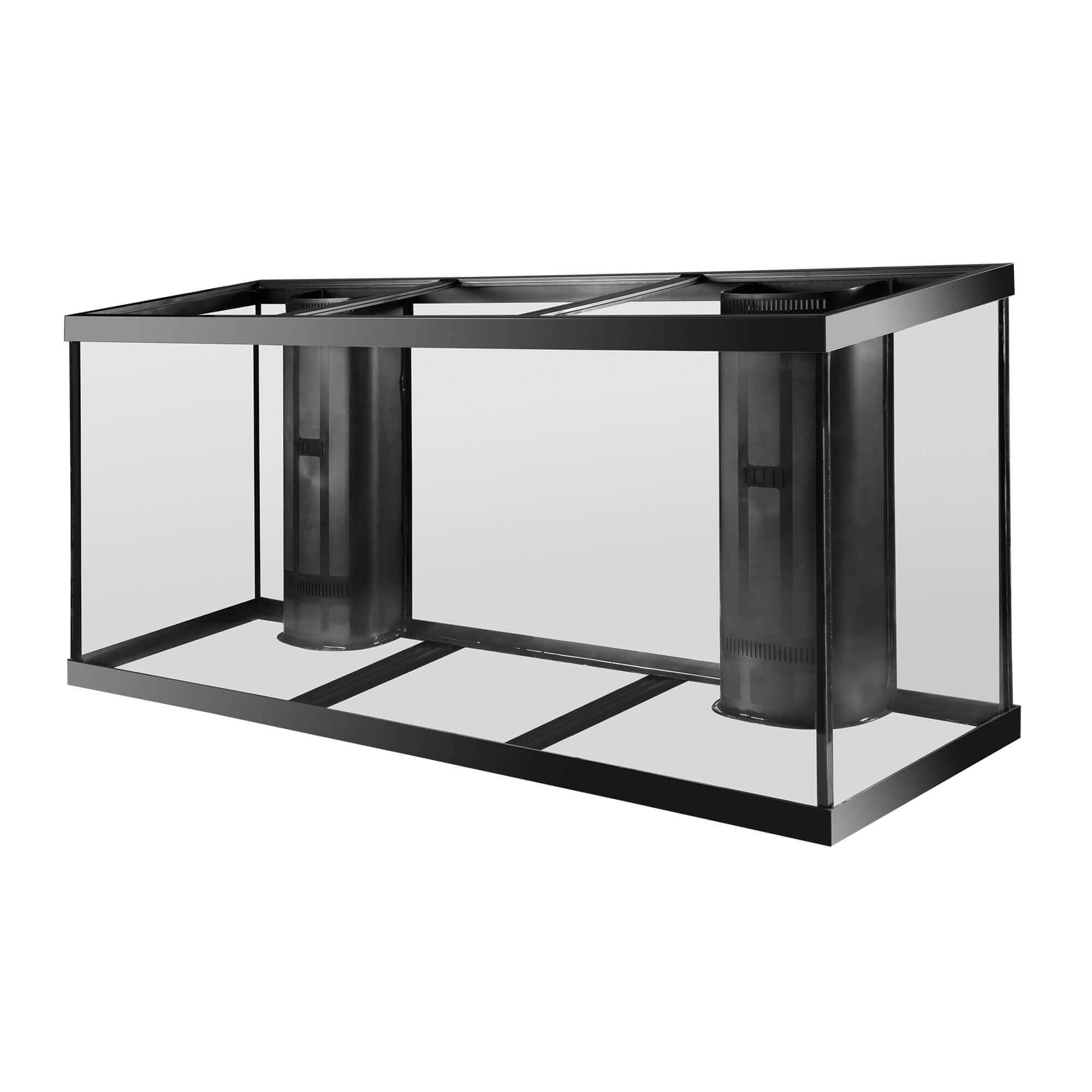 Aqueon Reef Ready Aquarium with Overflow Black 150 gal