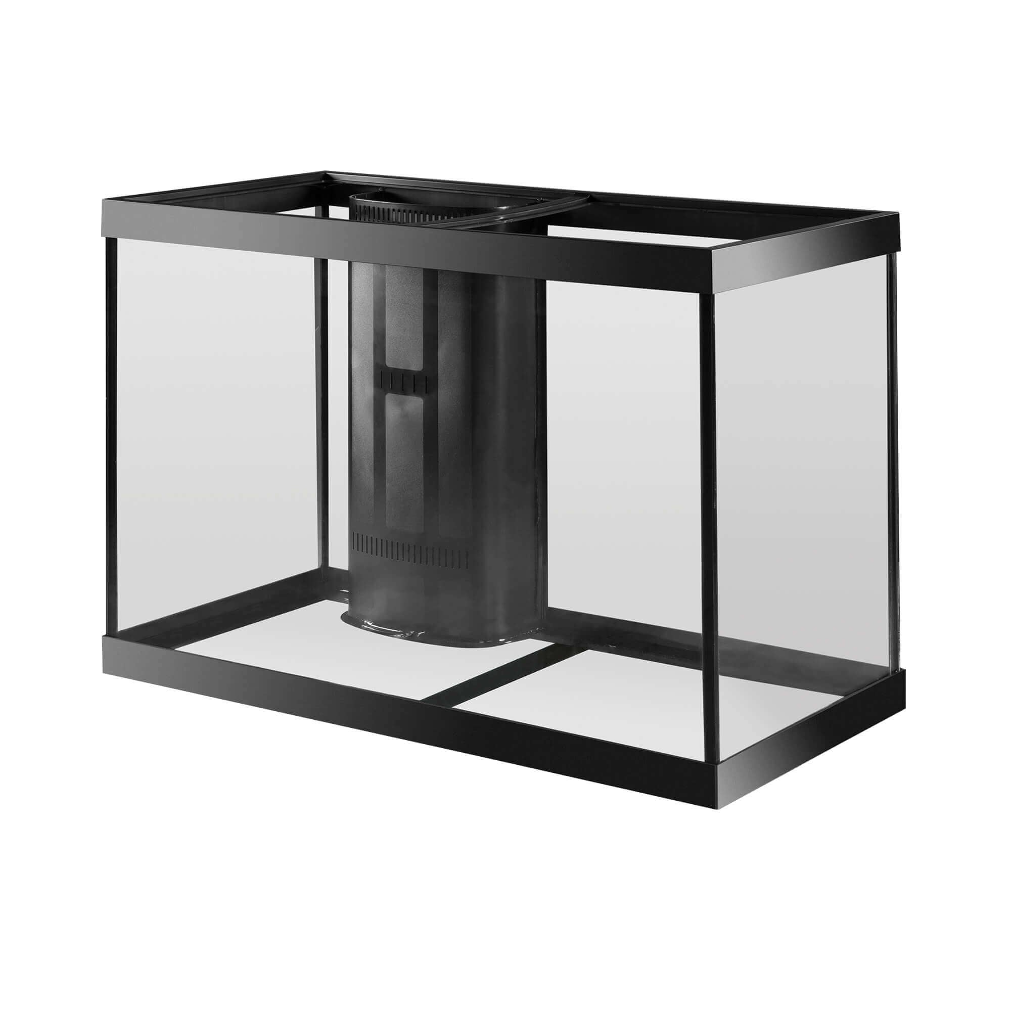 Aqueon Reef Ready Aquarium with Overflow Black 65 gal