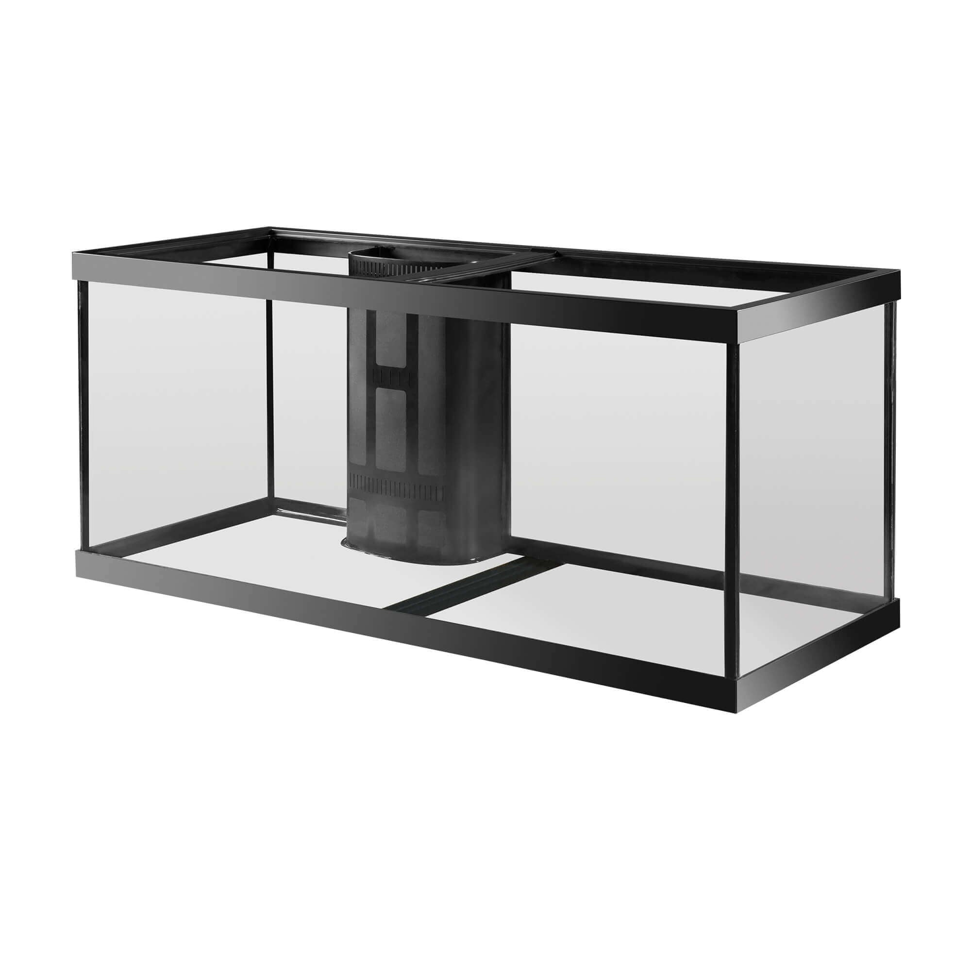 Aqueon Reef Ready Aquarium with Overflow Black 75 gal