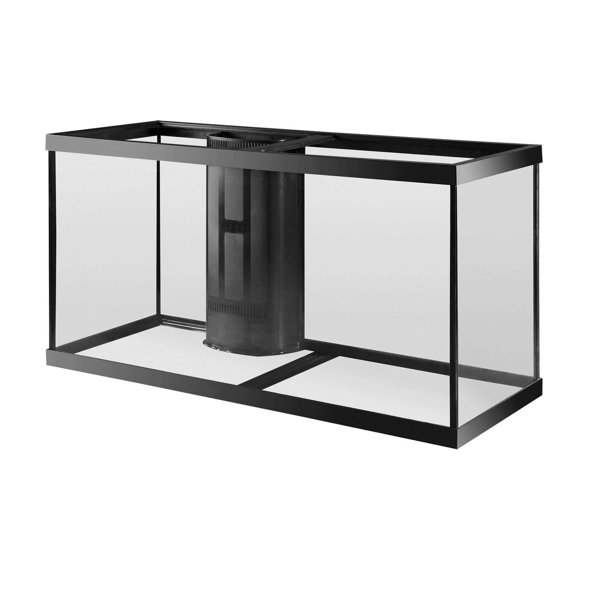 Aqueon Reef Ready Aquarium with Overflow Black 90 gal