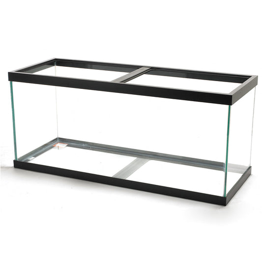 Aqueon Standard Rectangular Aquarium Black Trim 75 Gal