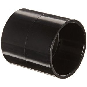 PVC External Coupling Schedule 40 - 1 1/4 Inch Black