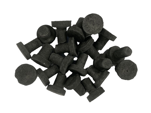 Boston Aqua Farms Black Ceramic Reef Plugs - 20 Pieces