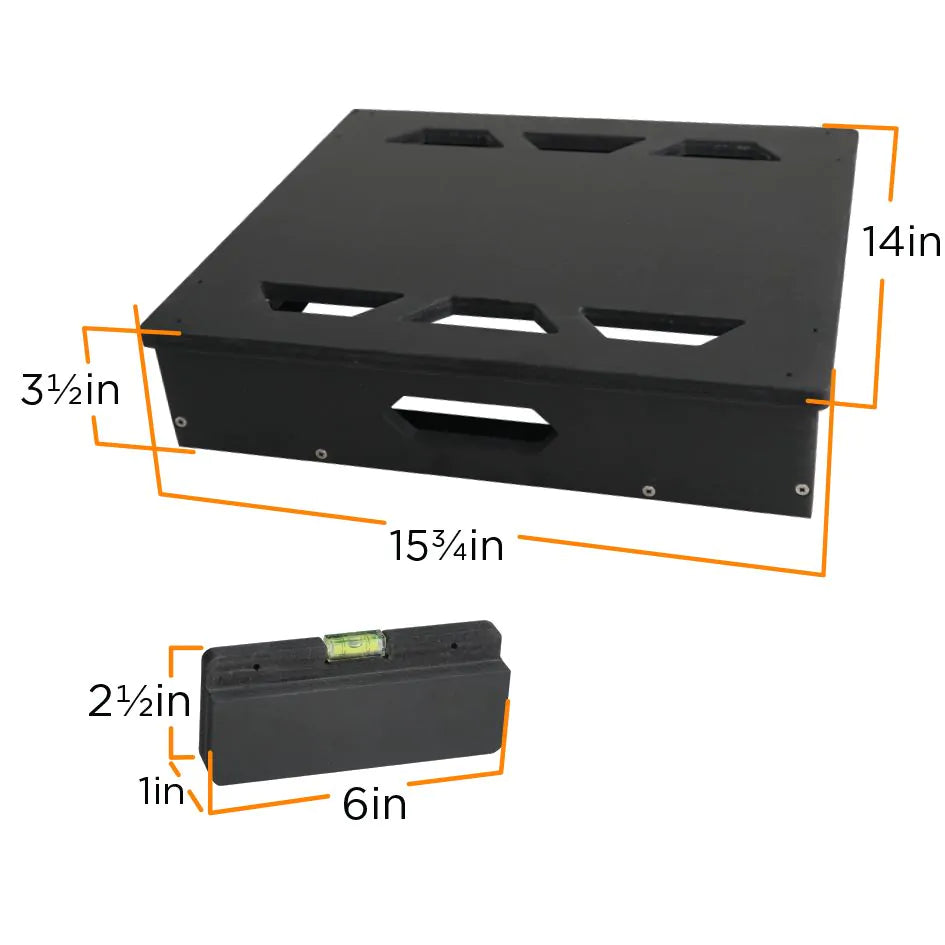 CoralVue Mini Aquarium Controller Board Legs - Black