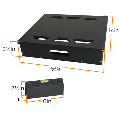 CoralVue Mini Aquarium Controller Board Legs - Black