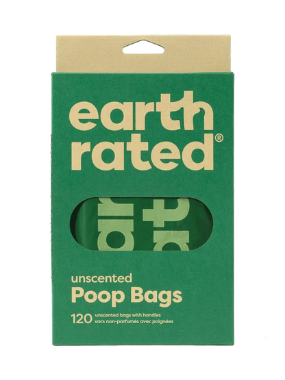 earth rated Easy-Tie Handle Poop Bags - 120 Bags - The Pet Source
