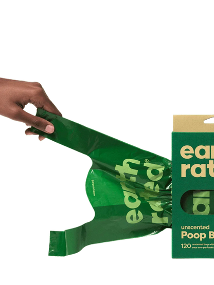 earth rated Easy-Tie Handle Poop Bags - 120 Bags - The Pet Source