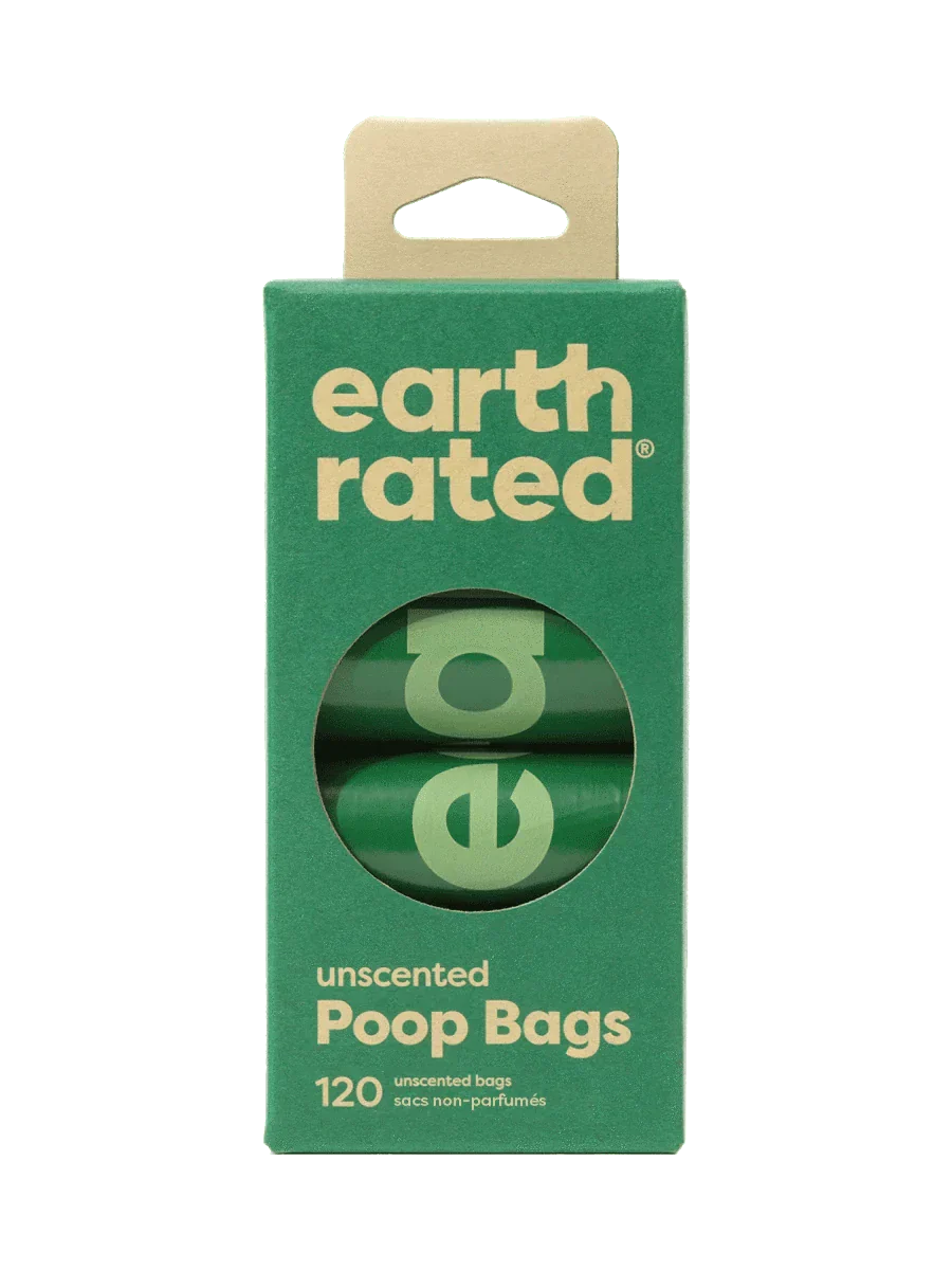 earth rated Poop Bags on Refill Rolls - 120 Bags - The Pet Source