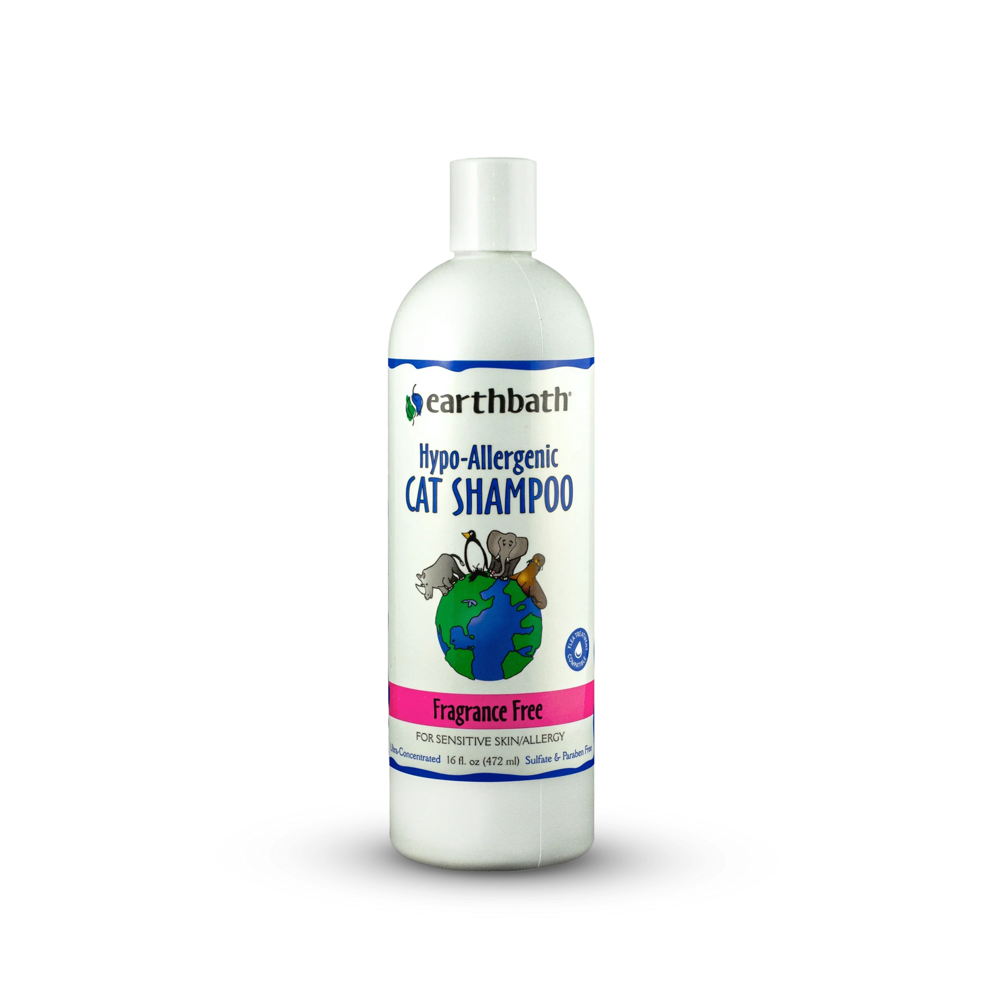 earthbath Hypoallergenic Cat Shampoo - 16oz - The Pet Source