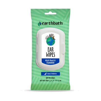 earthbath Ear Wipes - 30 Wipes - The Pet Source