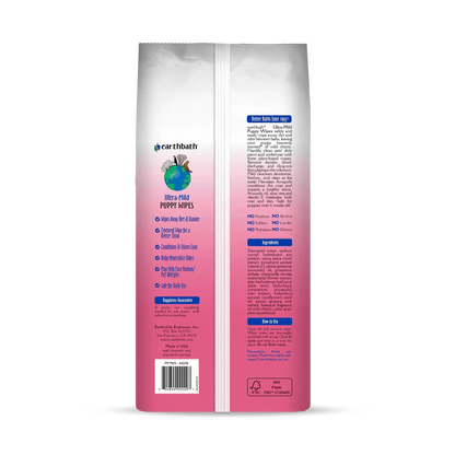 earthbath Puppy Wipes - 100 Wipes - The Pet Source