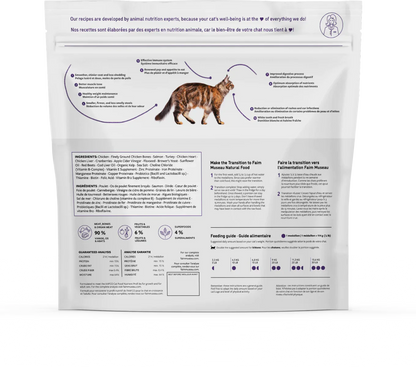Faim Museau Chicken & Salmon Raw Frozen Cat Food - 6lb
