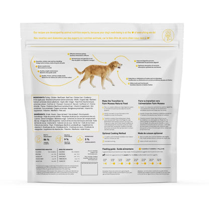 Faim Museau Chicken & Turkey Raw Frozen Dog Food - 6lb